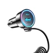 Kép 4/10 - Joyroom JR-CL07 72W 3 az 1-ben autós töltő 1,6 m USB-C kábellel – Fekete