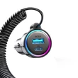 Kép 6/10 - Joyroom JR-CL07 72W 3 az 1-ben autós töltő 1,6 m USB-C kábellel – Fekete