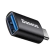 Kép 1/4 - Baseus Ingenuity USB-C-USB-A OTG adapter (fekete)