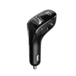 Kép 1/8 - Baseus F40 Bluetooth FM Transzmitter Streamer Aux 2xUSB csatlakozás, autós töltő 15W 2A - fekete (CCF40-01)