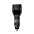 Kép 3/8 - Baseus F40 Bluetooth FM Transzmitter Streamer Aux 2xUSB csatlakozás, autós töltő 15W 2A - fekete (CCF40-01)