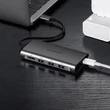 Kép 3/8 - Ugreen USB Type C HUB 3x USB 3.0/SD és micro SD kártyaolvasó/RJ45 1000Mbps hálózati adapter/HDMI - szürke (50538)