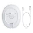 Kép 4/8 - Baseus Jelly Qi vezeték nélküli töltő 15 W + USB - C típusú USB kábel - fehér (WXGD-02)