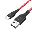 Kép 4/4 - USB-C kábel BlitzWolf BW-TC14 3A 1m (piros)