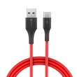 Kép 1/4 - USB-C kábel BlitzWolf BW-TC14 3A 1m (piros)