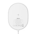 Kép 5/8 - Baseus Light vezeték nélküli indukciós töltő iPhone 12 készülékhez, 15W (fehér)
