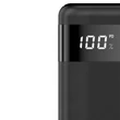 Kép 2/4 - Dudao power bank 20000 mAh 2x USB / USB Type C / micro USB, 2 A, LED kijelzővel fekete (K9Pro-06)