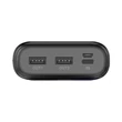 Kép 3/4 - Dudao power bank 20000 mAh 2x USB / USB Type C / micro USB, 2 A, LED kijelzővel fekete (K9Pro-06)