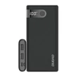 Kép 1/5 - Dudao power bank 10000 mAh 2x USB / USB Type C / micro USB, 2 A, LED kijelzővel fekete (K9Pro-02)