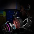 Kép 3/8 - Tronsmart Glary Gaming RGB USB fejhallgató mikrofonnal és távirányítóval a játékosok számára, fekete (333620)