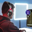 Kép 5/8 - Tronsmart Shadow gaming vezeték nélküli fejhallgató mikrofonnal, játékhoz, piros (372309)
