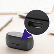 Kép 8/8 - Tronsmart Onyx Free TWS Bluetooth 5.0 vezeték nélküli fülhallgató vízálló IPX7 UV-sterilizáló, fekete (369614)