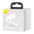 Kép 9/9 - Baseus Super Si gyorstöltő 1C 20W, USB-C-Lightning kábellel, 1m (fehér)