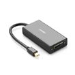 Kép 2/3 - Ugreen MD114 Mini DisplayPort- HDMI / VGA / DVI adapter (fekete)