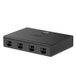 Kép 1/6 - UGREEN Switch Adapter 4in1 USB 2.0 (fekete)