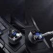 Kép 4/7 - Joyroom FM Transzmitter, Bluetooth 5.0 autós töltő, MP3, 2x USB, TF, micro SD, 18 W, 3 A, Quick Charge 3.0, fekete (JR-CL02)