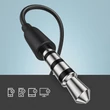 Kép 8/8 - Joyroom fülhallgató 3,5 mm-es mini jack csatlakozóval, távirányítóval és mikrofonnal, fekete (JR-EL114)