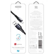 Kép 2/8 - Joyroom USB - Lightning kábel, 3 A, 1 m, fekete (S-1030N1)