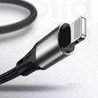 Kép 7/8 - Joyroom USB - Lightning kábel, 3 A, 1 m, fekete (S-1030N1)