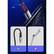 Kép 8/8 - Joyroom USB - Lightning kábel, 3 A, 1 m, fekete (S-1030N1)