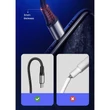 Kép 7/8 - Joyroom USB - USB Type C kábel, 3 A, 1 m, fekete (S-1030N1)