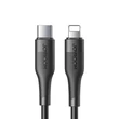 Kép 1/8 - Joyroom gyors töltő USB-C - Lightning kábel, Power Delivery, 2,4 A, 20 W, 1,2 m, fekete (S-1224M3)