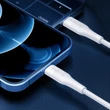Kép 2/8 - Joyroom gyors töltő USB-C - Lightning kábel, Power Delivery, 2,4 A, 20 W, 1,2 m, fekete (S-1224M3)