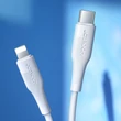 Kép 4/8 - Joyroom gyors töltő USB-C - Lightning kábel, Power Delivery, 2,4 A, 20 W, 1,2 m, fekete (S-1224M3)