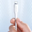 Kép 8/8 - Joyroom gyors töltő USB-C - Lightning kábel, Power Delivery, 2,4 A, 20 W, 1,2 m, fekete (S-1224M3)