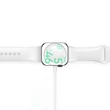 Kép 5/8 - Joyroom 2in1 vezeték nélküli Qi töltő Apple Watch-hoz / USB - Lightning kábel 1,5 m, fehér (S-IW002S)