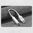 Kép 3/4 - Joyroom 3,5 mm-es mini jack - USB-C audio adapter, fehér (SH-C1)