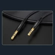 Kép 2/8 - Joyroom sztereó audio AUX kábel 3,5 mm mini jack, 2 m, fekete (SY-20A1)