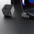Kép 3/8 - Joyroom multifunkcionális Hub USB Type C - USB 3.0 / RJ45 / HDMI / USB Type C / Thunderbolt MacBook Pro-hoz, szürke (S-H121-Gray)