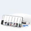 Kép 5/8 - Joyroom USB 3.2 Gen 1 (apa) - USB Type C (anya) adapter, fekete (S-H151-Black)
