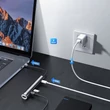 Kép 5/8 - Joyroom multifunkcionális USB Hub 7in1 Type C / 3x USB 3.0 / HDMI 4K 30Hz / SD kártyaolvasó és Micro SD,100W, 15cm, szürke (S-H112)