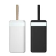 Kép 3/8 - Dudao power bank, 30000 mAh, 3x USB LED lámpával, fekete (K8s+black)