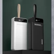 Kép 8/8 - Dudao power bank, 30000 mAh, 3x USB LED lámpával, fekete (K8s+black)