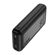 Kép 4/8 - Dudao power bank, 20000 mAh, Power Delivery, 20 W, Quick Charge 3.0, 2x USB / USB Type C, fekete (K12PQ+black)