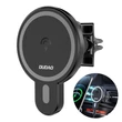 Kép 1/8 - Dudao mágneses autós tartó, induktív Qi töltő, 15W (MagSafe kompatibilis), fekete (F13)