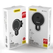 Kép 2/8 - Dudao mágneses autós tartó, induktív Qi töltő, 15W (MagSafe kompatibilis), fekete (F13)