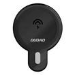Kép 7/8 - Dudao mágneses autós tartó, induktív Qi töltő, 15W (MagSafe kompatibilis), fekete (F13)