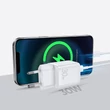 Kép 8/8 - Joyroom fali gyorstöltő (EU csatlakozó), USB / USB Typ C, 30W, Power Delivery, QuickCharge 3.0, AFC FCP, fehér (L-QP303)