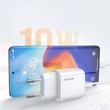 Kép 2/7 - Joyroom fali gyorstöltő, 2x USB, 2,4A, fehér (L-2A101)