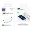 Kép 7/7 - Joyroom fali gyorstöltő, 2x USB, 2,4A, fehér (L-2A101)