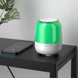 Kép 7/8 - Dudao vezeték nélküli Bluetooth 5.0 RGB hangszóró 5W 1200mAh, fehér (Y11S-white)