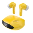 Kép 1/8 - Dudao fülbe helyezhető vezeték nélküli fülhallgató, TWS, Bluetooth 5.2, sárga (U16H-yellow)