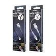 Kép 2/2 - Remax USB - USB Type C kábel, töltés, adatátvitel, 2,4 A, 1 m, fekete (RC-124a-black)