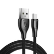 Kép 1/3 - Remax Lesu Pro USB - micro USB adattöltő kábel, 480 Mbps, 2,1 A, 1 m, fekete (RC-160m-black)