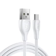 Kép 1/3 - Remax Lesu Pro USB - micro USB adattöltő kábel, 480 Mbps, 2,1 A, 1 m, fehér (RC-160m-white)