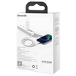 Kép 3/8 - Baseus Superior USB - Lightning gyorstöltő adatkábel, 2,4 A, 1 m, fehér (CALYS-A02)